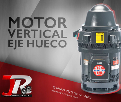 Motor Vertical Eje Hueco